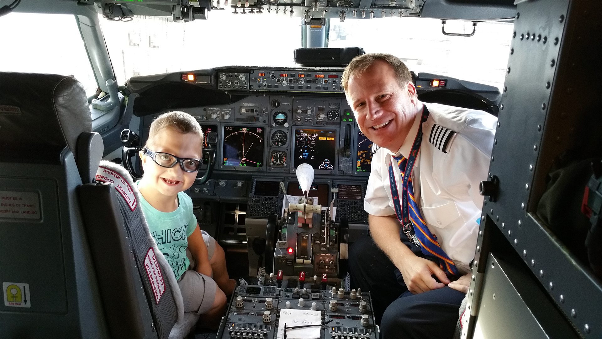 Kid with a pilot