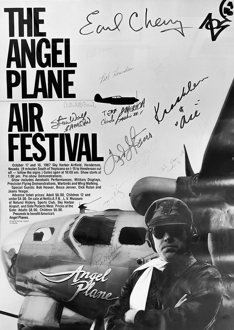 Angle plane airshow poster