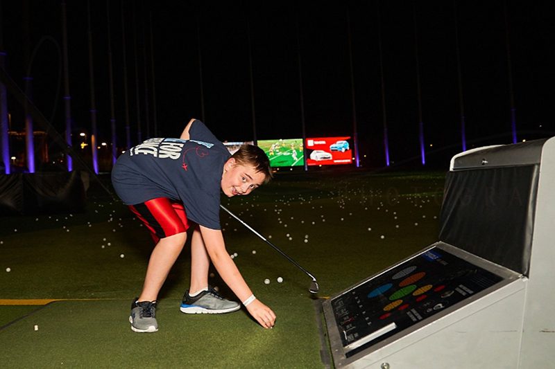 Golfer kid